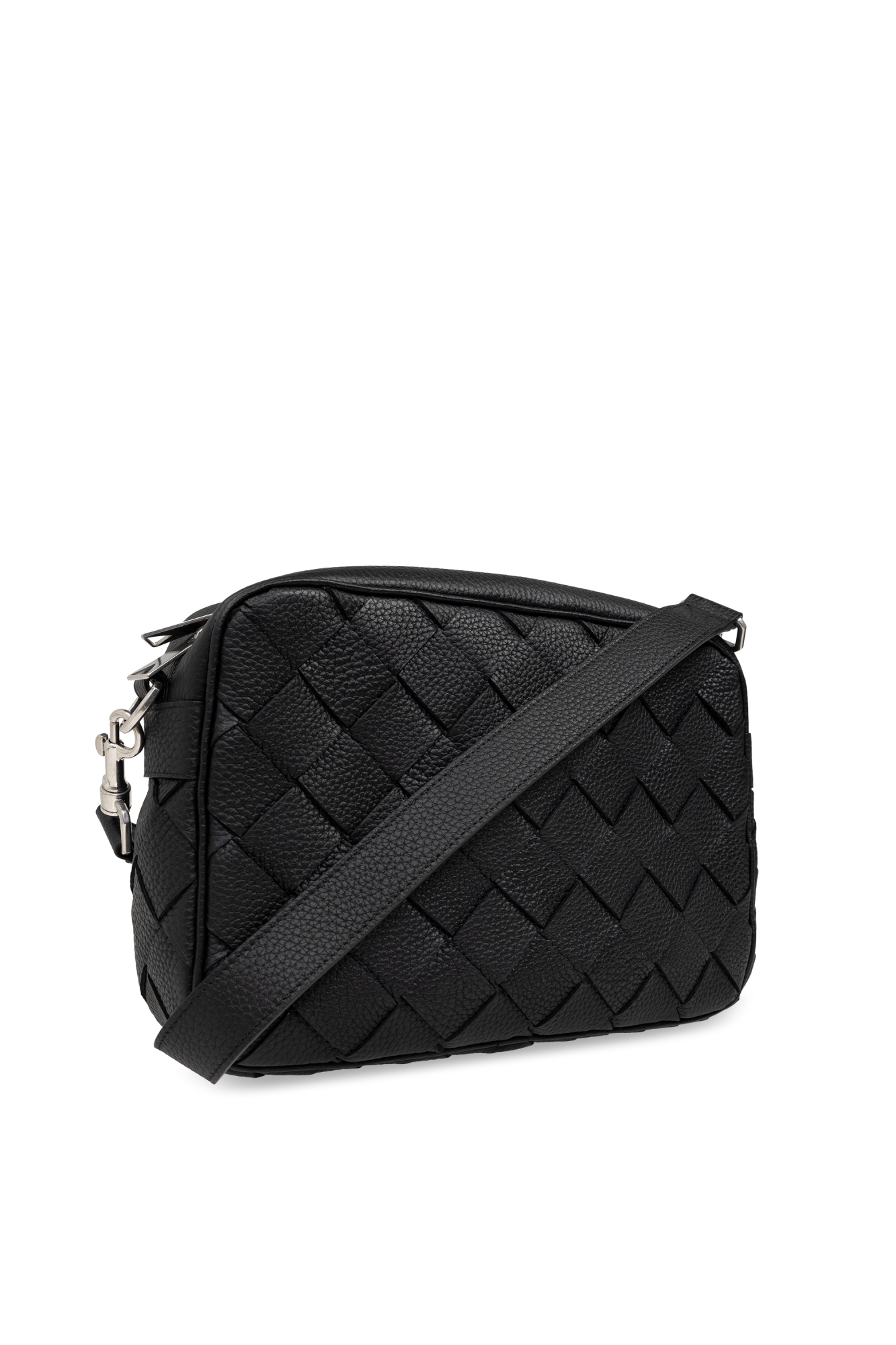 ショルダーバッグ・ポシェット BOTTEGA VENETA FLIP FLAP PATTERN BAG Black Shoulder Bag Bottega Veneta - BOTTEGA VENETA PORTFEL